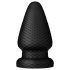 BUTTR - plug anal grande - silicone preto