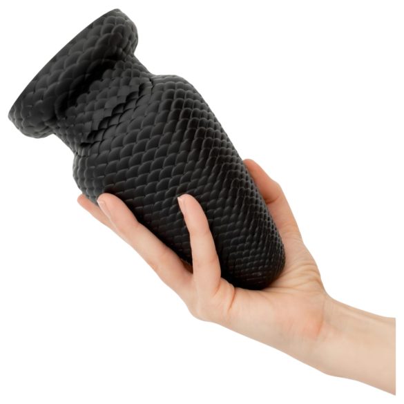 BUTTR - plug anal grande - silicone preto