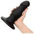 BUTTR FIM-92 - Dildo anal com ventosa (preto)