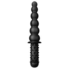 BUTTR - dildo anal dupla face - silicone preto