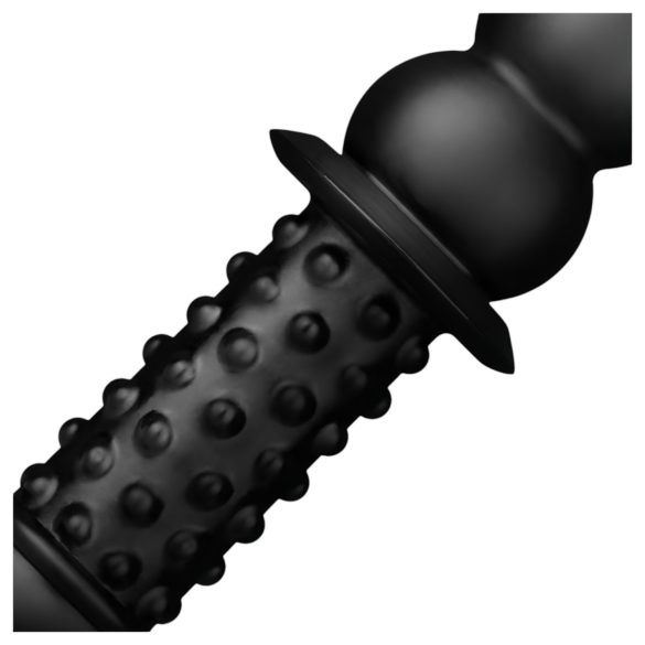 BUTTR - dildo anal dupla face - silicone preto