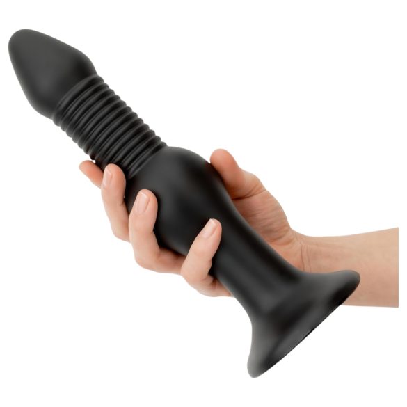 BUTTR - dildo anal - formato explosivo - silicone preto