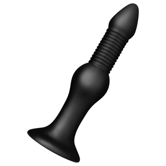 BUTTR - dildo anal - formato explosivo - silicone preto