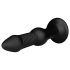 BUTTR - dildo anal - formato explosivo - silicone preto
