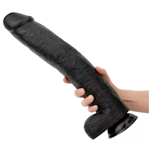 BUTTR - dildo realista grande - 43 cm preto