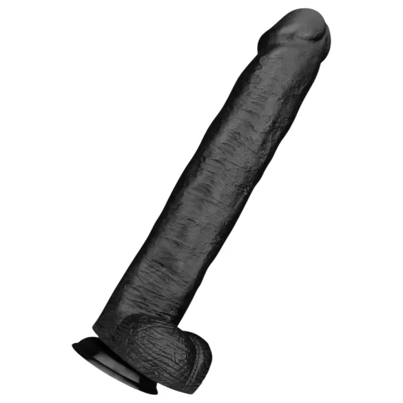 BUTTR - dildo realista grande - 43 cm preto