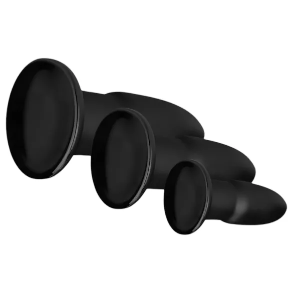 BUTTR - kit de treinamento anal - silicone preto