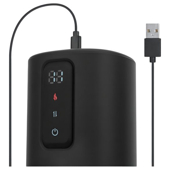 CRUIZR CX11 - masturbador aquecedor e apertador (preto)