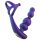 Hueman Stellar Force - anel peniano com vibrador anal (roxo)