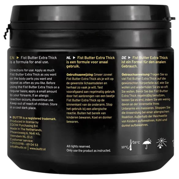 BUTTR - bálsamo para fisting - 500ml