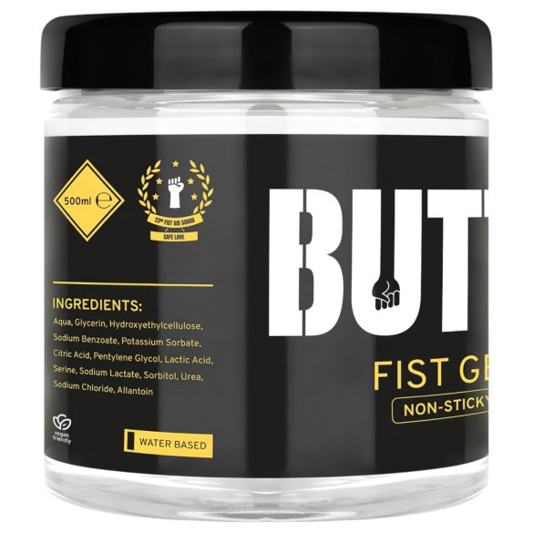 BUTTR - gel lubrificante para fisting - antiderrapante - 500ml
