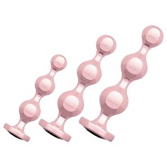 Rosy Gold - plug anal kit - metal dourado