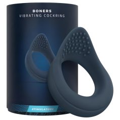 Boners - anel peniano vibratório - silicone azul