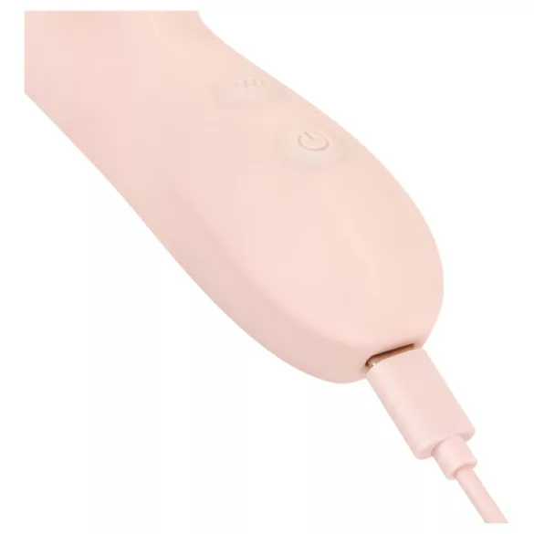 Good Vibes Only Shai - vibrador com rabbit e função de impulso - silicone rosa