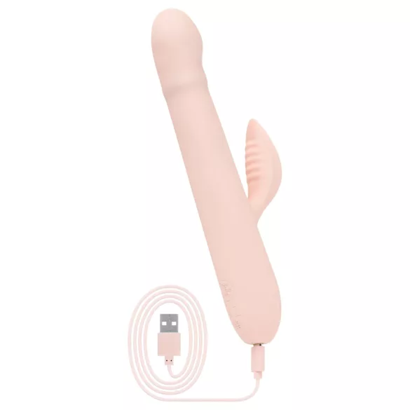 Good Vibes Only Shai - vibrador com rabbit e função de impulso - silicone rosa