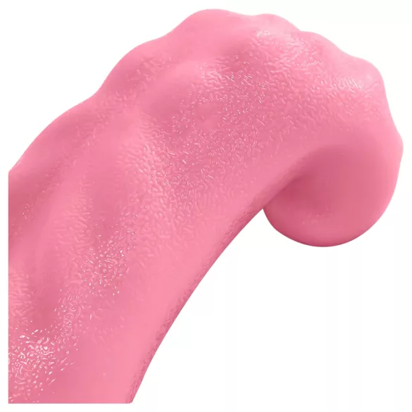 Teazers - vibrador duplo língua - estimulador clitóris e ponto G - silicone rosa
