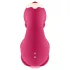 Teazers - vibrador duplo língua - estimulador clitóris e ponto G - silicone rosa