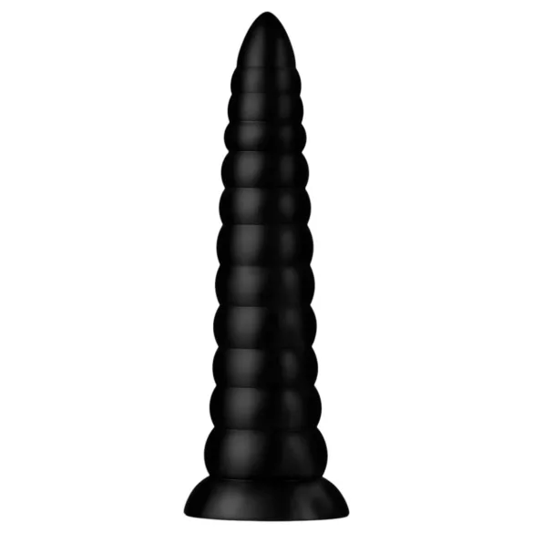 BUTTR Caterpillar - plug anal gigante (preto) - 29 cm