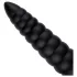 BUTTR Caterpillar - plug anal gigante (preto) - 29 cm