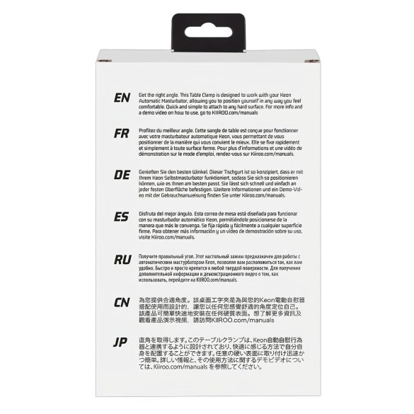 Kiiroo Keon - suporte para masturbador - cor preta