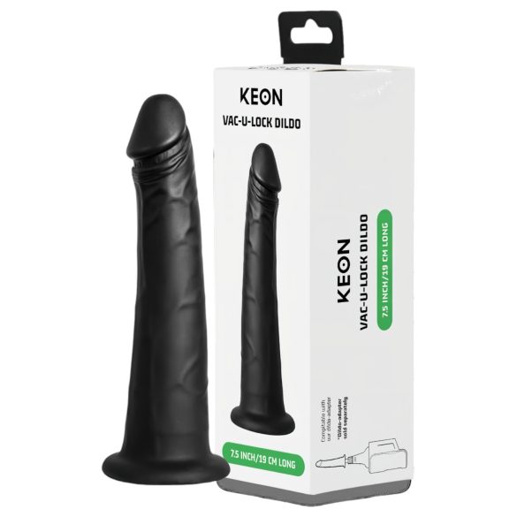 Kiiroo - dildo realístico com ventosa - 19cm - preto