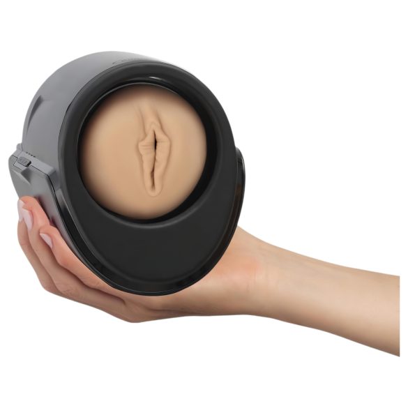 Kiiroo Keon Wifi + Victoria June - masturbador vagina artificial - cor natural