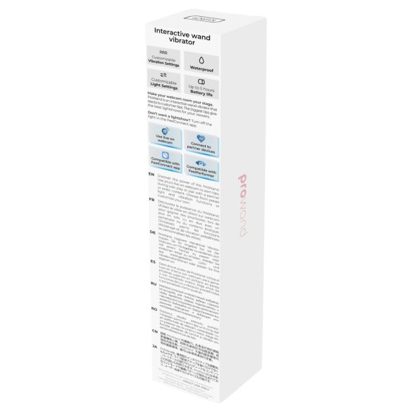 Kiiroo - vibrador massageador varinha - silicone rosa