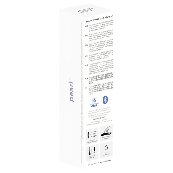 Kiiroo Pearl 3 - vibrador ponto G interativo - roxo