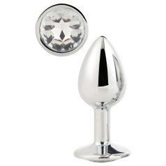 Gleaming Love - plug anal - metal - prata