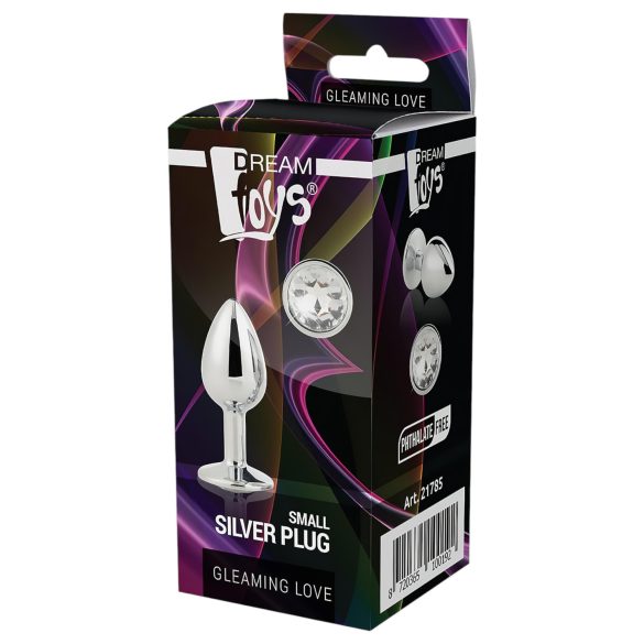 Gleaming Love - plug anal - metal - prata
