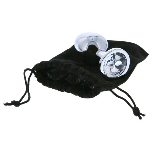 Gleaming Love - plug anal - metal - prata