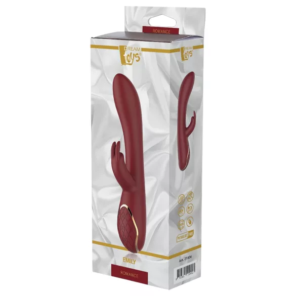 Romance Emily - vibrador com braço de clitóris e ponto G - silicone vermelho