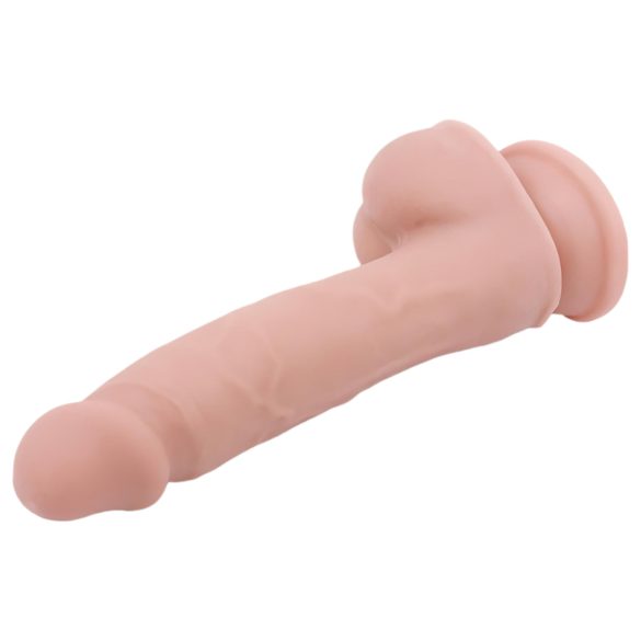 Mr. Dixx 7.6 - dildo com ventosa e escroto - cor natural 19,5cm