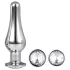 Gleaming Love - conjunto de plugs anais de ponta (prateado, 3 peças)