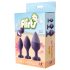 Flirts - kit de treino anal - plug anal 3 peças - lilás