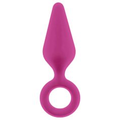 Flirts Pull Plug - plug anal pequeno - silicone rosa