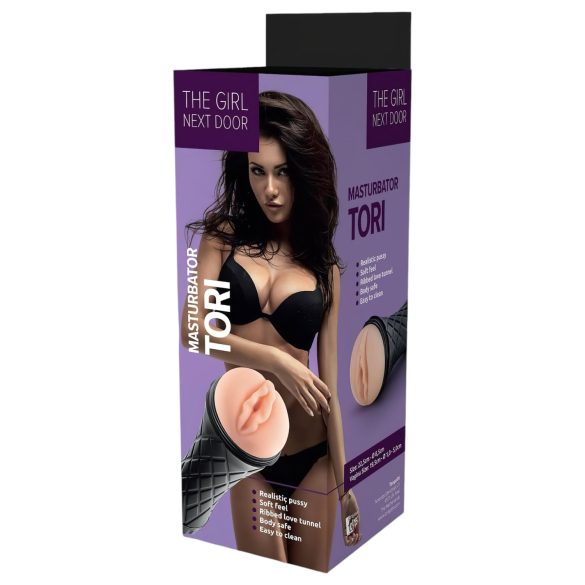 The Girl Next Door Tori - masturbador vagina realista - cor natural/preto