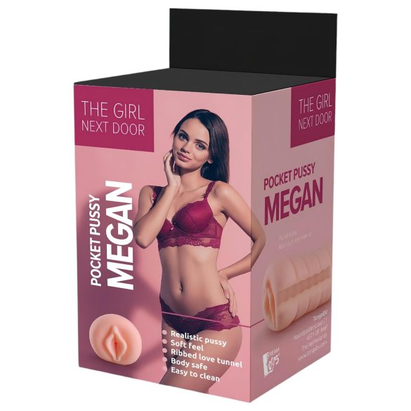 The Girl Next Door Megan - masturbador vagina realista - cor natural