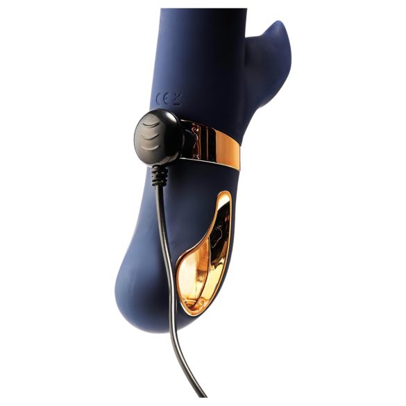 Dream Toys Atropos - vibrador recarregável com aquecimento (azul)