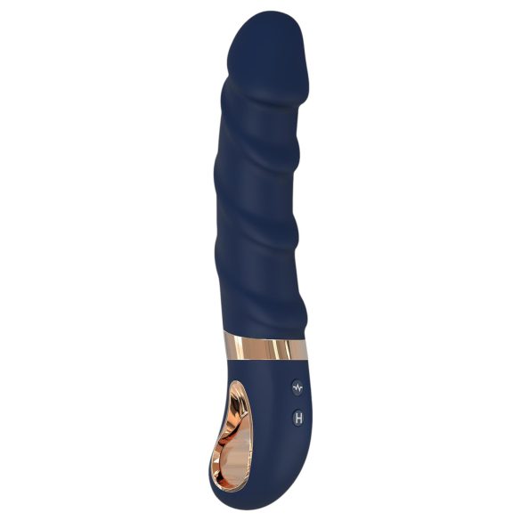 Goddess Belenos - vibrador ponto G com aquecimento - silicone azul