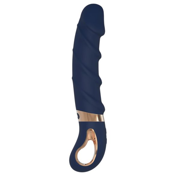 Goddess Belenos - vibrador ponto G com aquecimento - silicone azul