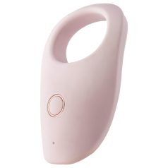   Vivre Bibi - anel peniano vibratório recarregável - silicone rosa
