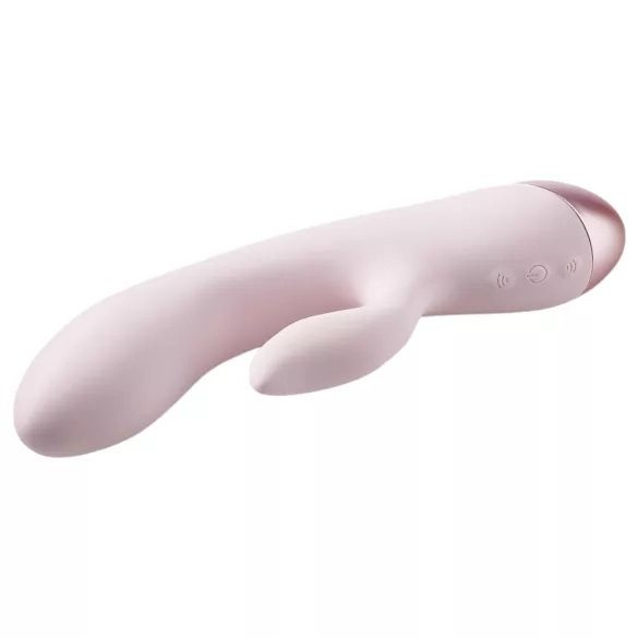 Vivre Coco - vibrador com estimulador de clitóris recarregável - rosa