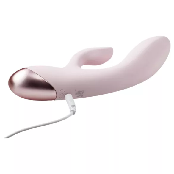 Vivre Coco - vibrador com estimulador de clitóris recarregável - rosa