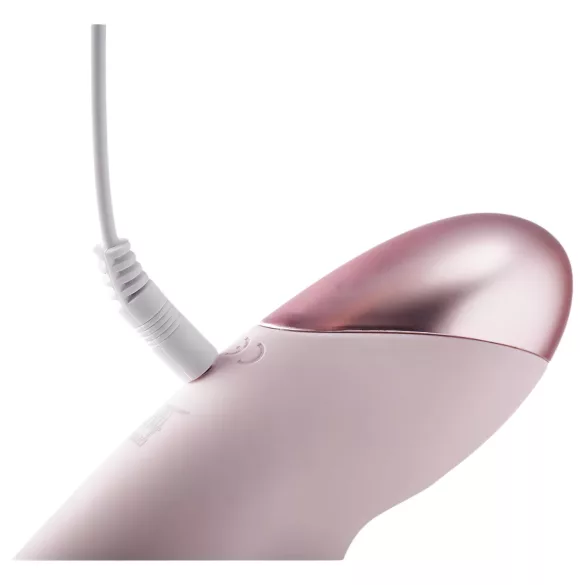 Vivre Coco - vibrador com estimulador de clitóris recarregável - rosa