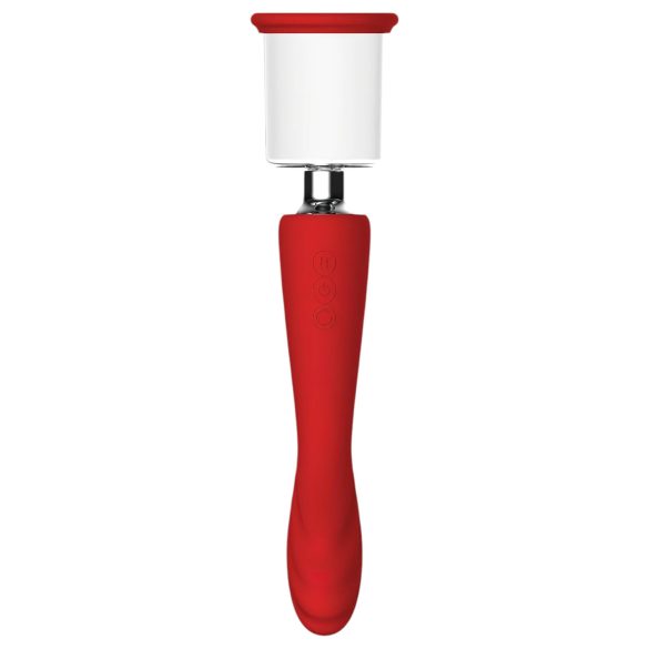 Red Revolution Georgia - vibrador ponto G e bomba vaginal - vermelho