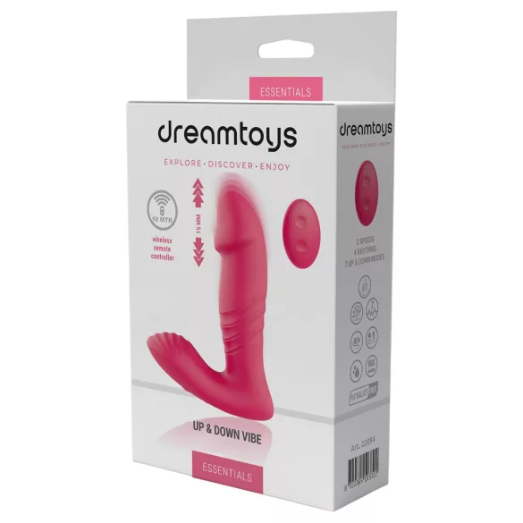 Dreamtoys - vibrador portátil com controle remoto - estimulador ponto G - rosa