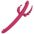 Dreamtoys - vibrador recarregável com 4 braços - silicone rosa