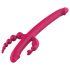 Dreamtoys - vibrador recarregável com 4 braços - silicone rosa