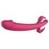 Dreamtoys - vibrador recarregável com 4 braços - silicone rosa